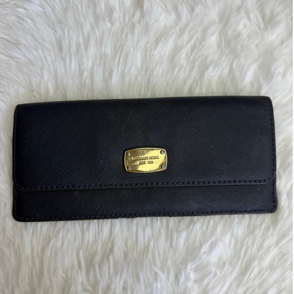 Michael Kors Blue Slim Wallet